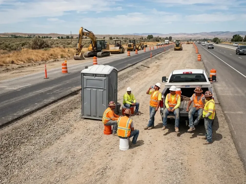 highway-road-construction-crew-007 — frequently asked questions, Porta Potty and Restroom Rentals in Booneville, AR